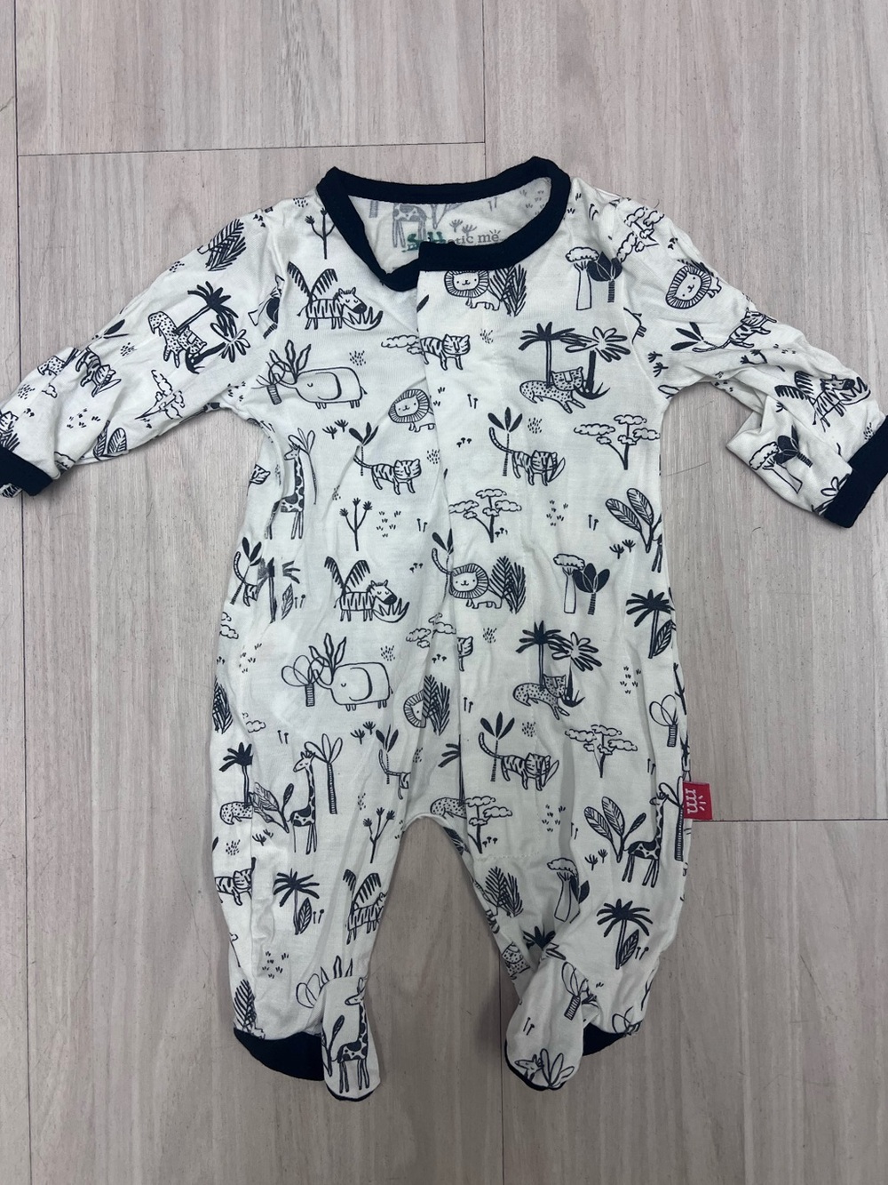 Magnetic Me Preemie Footie Pajama Safari